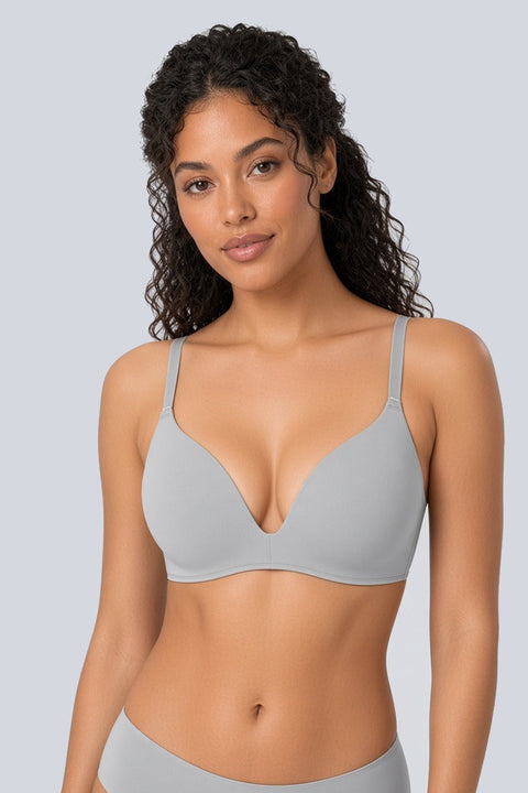 Lightly Lined Plunge Wireless Bra